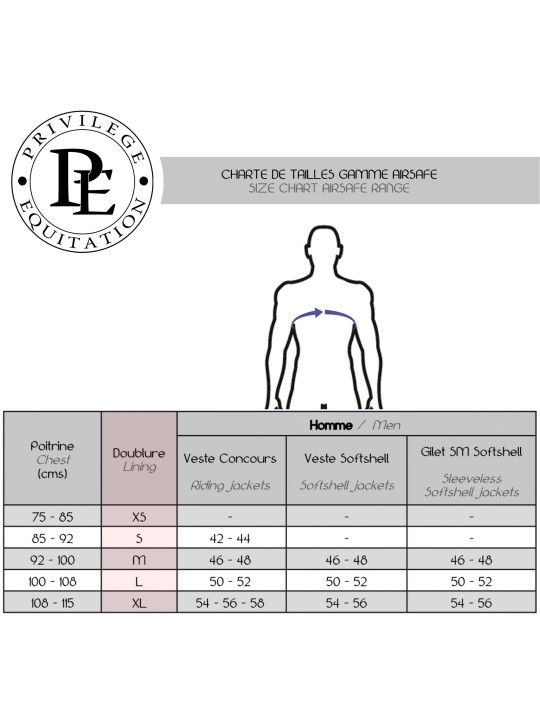 Gilet SM AIRSAFE Soft Shell homme