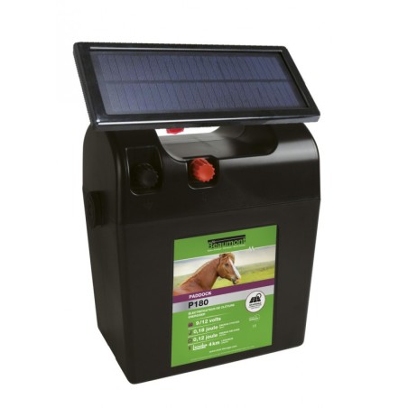 Poste à pile PADDOCK 180 + panneau solaire 2,5W