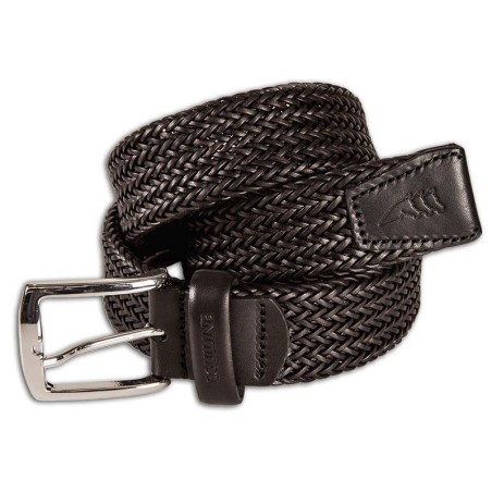 Ceinture tressée homme