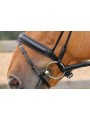 Bridon DRESSAGE Collection cuir rond muserolle moyenne