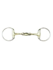 Mors à olives double brisure 18mm en maillechort