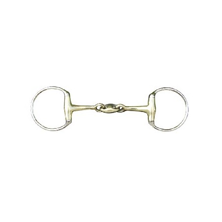 Mors à olives double brisure 16mm en maillechort