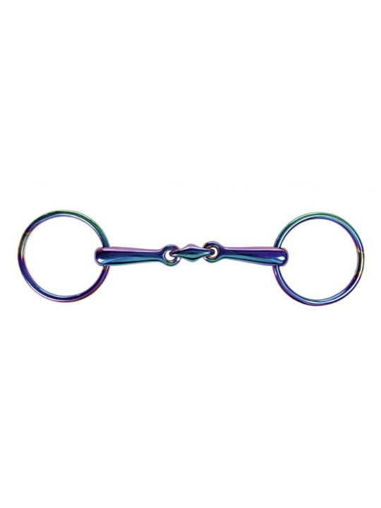 Mors à 2 anneaux double brisure RAINBOW 20mm