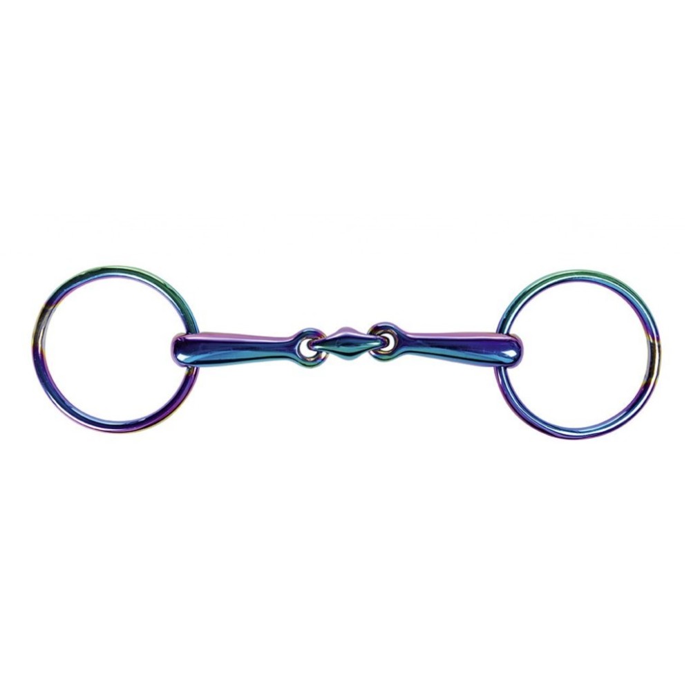 Mors à 2 anneaux double brisure RAINBOW 20mm