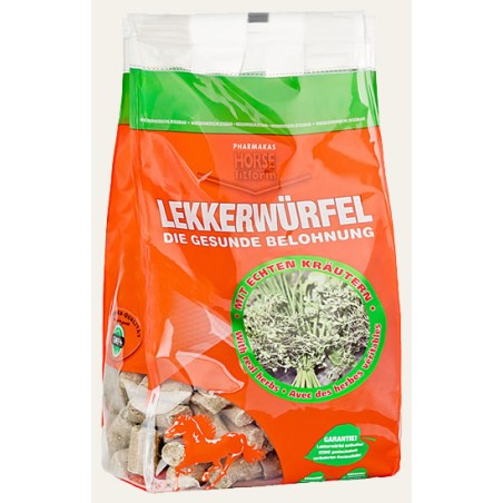 Bonbons LEKKERWURFEL aux herbes véritables