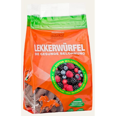 Bonbons LEKKERWURFEL aux fruits des bois