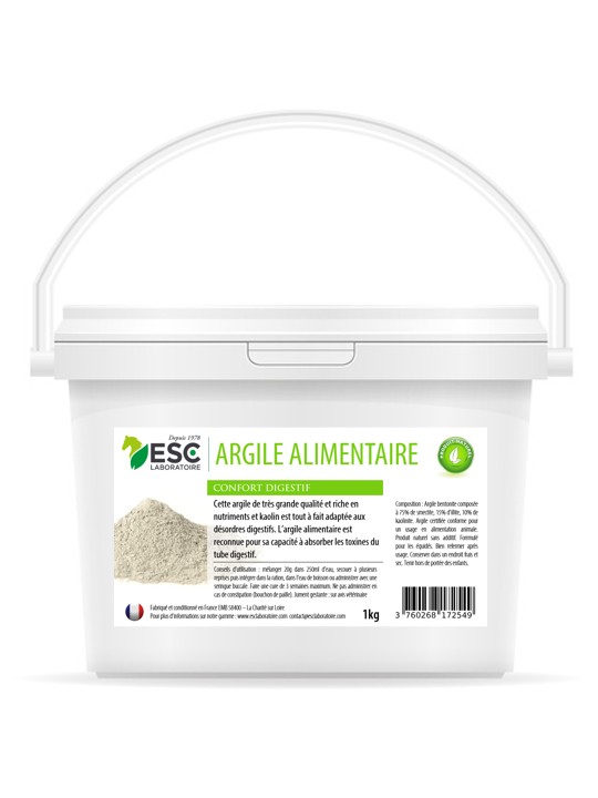 Argile alimentaire