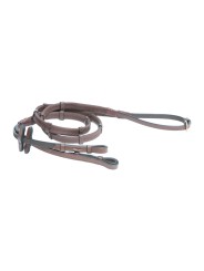 Rênes SOFT RUBBER + LEATHER LOOPS